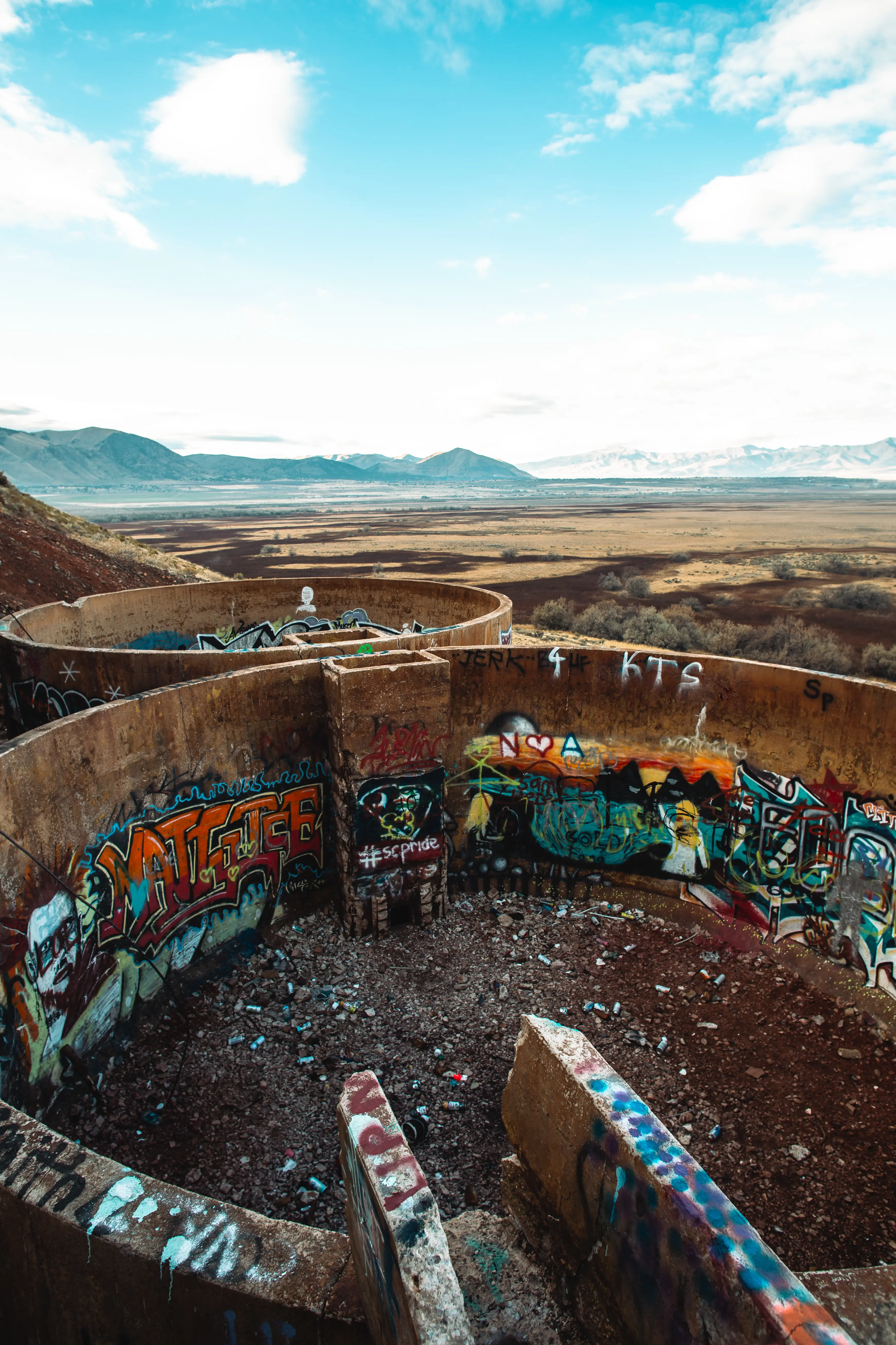 The abandoned Tintic Standard Reduction Mill