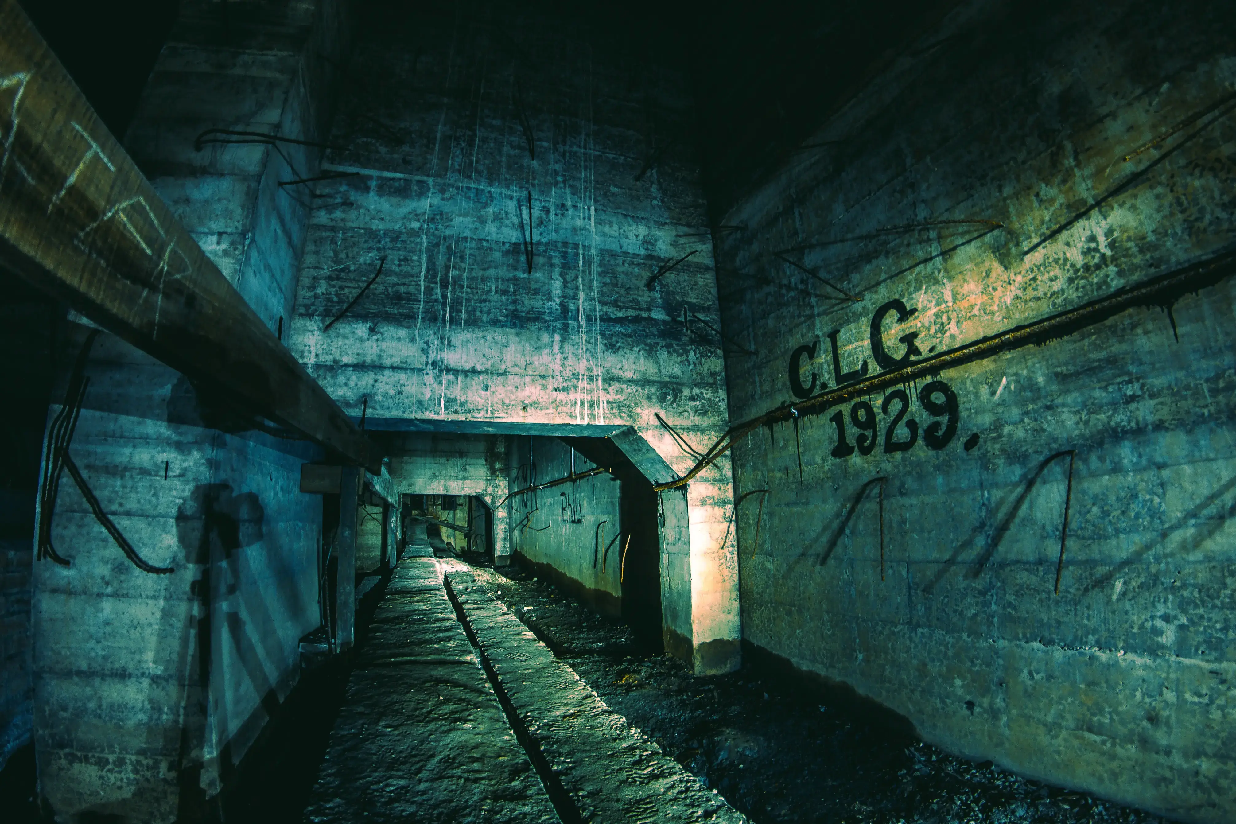 Underground rooms beneath the city of Cleveland