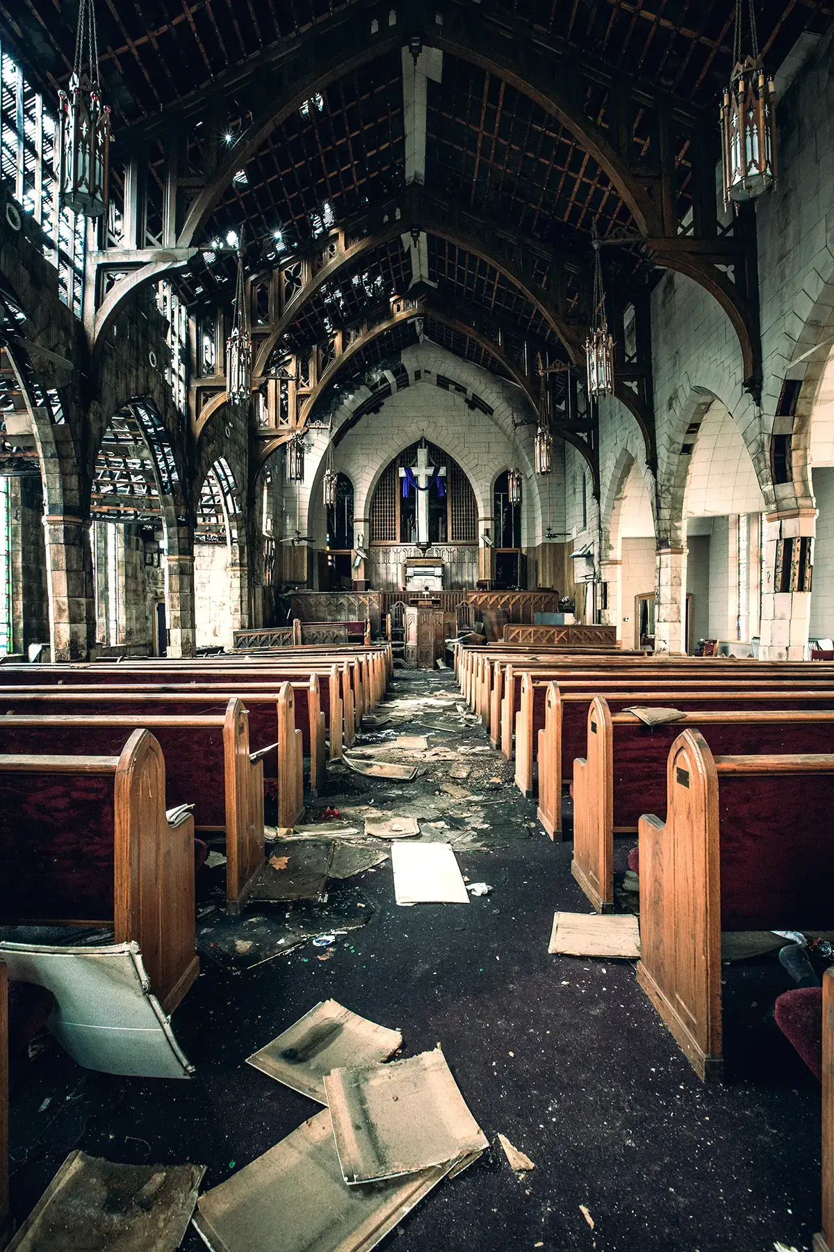 An abandoned church in Cleveland